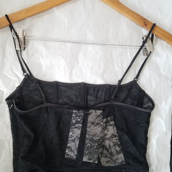 NWT LACE CORSET BLACK - REF. 1067/404. - Picture 5 of 10